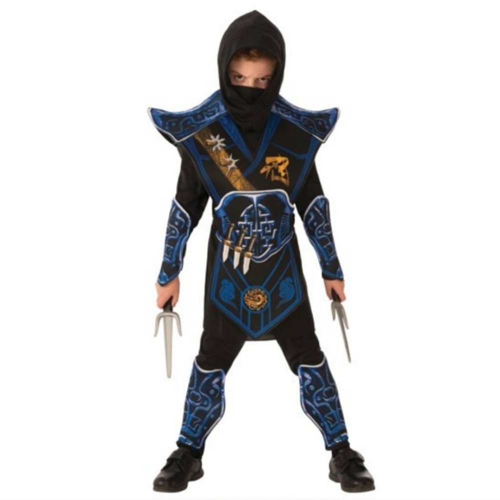 Boys blue ninja costume